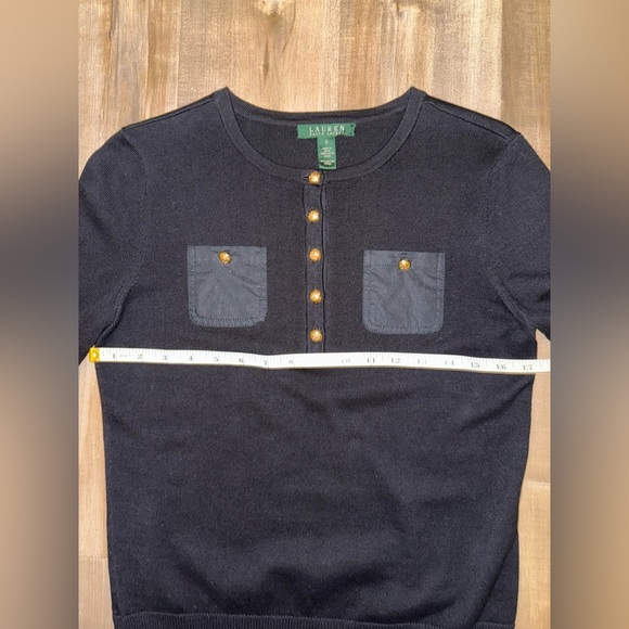 LAUREN Ralph Lauren Women’s Cotton Blouse Size Small - Picture 5 of 7